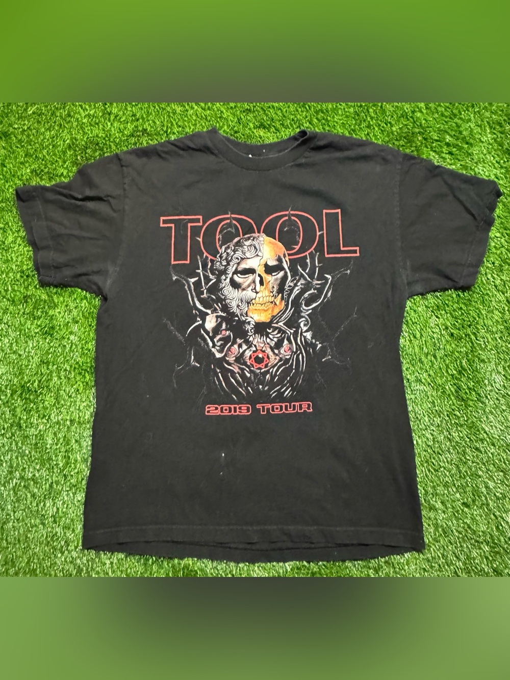 Tool Fear Inoculum 2019 Tour Shirt Mens Large‎ Black Band Tee Progressive Metal